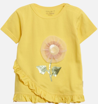 Hust &amp; Claire Baby T-Shirt Adora Sonnenblume gelb 80