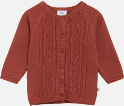 Hust &amp; Claire Baby Cardigan Cammie rusty rostrot