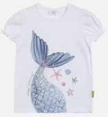 Hust &amp; Claire Mini T-Shirt Ayla mit Flosse mermaid 92