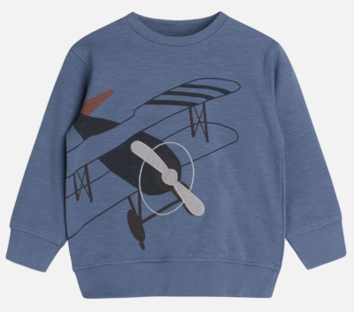 Hust &amp; Claire Mini Sweatshirt Sejer Propellerflugzeug