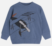 Hust &amp; Claire Mini Sweatshirt Sejer Propellerflugzeug 104