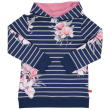 Enfant terrible Sweatshirt Hoodie mit Streifen und Blumendruck 104