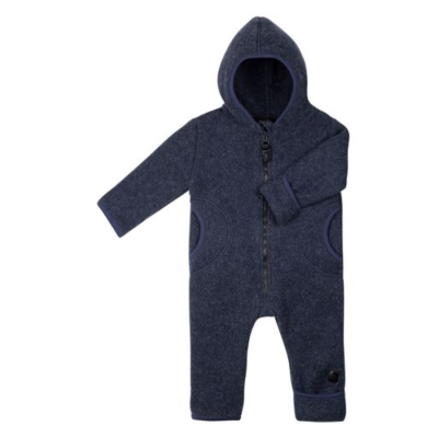 Pure Pure Baby Overall Wolle marine